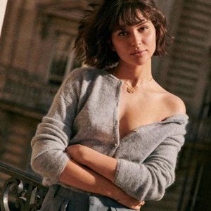 Sezane - GASPARD CARDIGAN  Mid-Grey